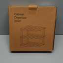 VERTORGAN 3 Tier Acacia Wood Corner Shelf,Dish Drying Rack,Plate Organizer,Kitchen Spice Rack for Countertop and Cabinet,Pantry Organization and Storage