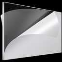 Roowest 1 Pcs 35 x 47 Inch, 1/4 Inch Thick Clear Acrylic Sheet Plastic Plexiglass Sheet Cut to Size Acrylic Board Panel for Craft Engraving Display