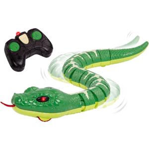 Terra by Battat  Remote Control Emerald Tree Boa Snake Toy, Realistic Moving Electronic Animal for Kids with Easy Operation, Fun Reptile Adventure, Includes Transmitter, Ages 6+ Years