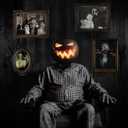 Halloween Party Decorations 12 Pieces Disposable Haunted Pictures Gothic Manor Portraits Horror Pictures House Creepy Portraits Pictures Spooky Home Decor