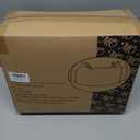 Football Bean Bag Chair for Kids, Cuddly Sherpa, 2.5 feet, Dark Blue