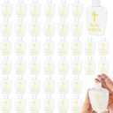 40 Pcs Holy Water Bottles Bulk, 2oz Small Holy Water Bottle Plastic Holy Water Empty Containers Reusable for Catholic, Church, Baptism, First Communion Gift, Daily Prayer & Blessing