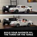LEGO Icons Porsche 911 10295 Building Set, Collectible Turbo Targa, 2in1 Porsche Race Car Model Kit for Adults and Teens to Build, Gift Idea, Medium