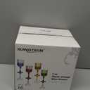 XUWAIDSGN 16 Pcs 7oz Plastic Vintage  Glasses Drinking Glasses Unbreakable Wedding Glassware Crystal Water Goblets Reusable Drinkware Vintage Champagne Flutes (16, Dark Green)