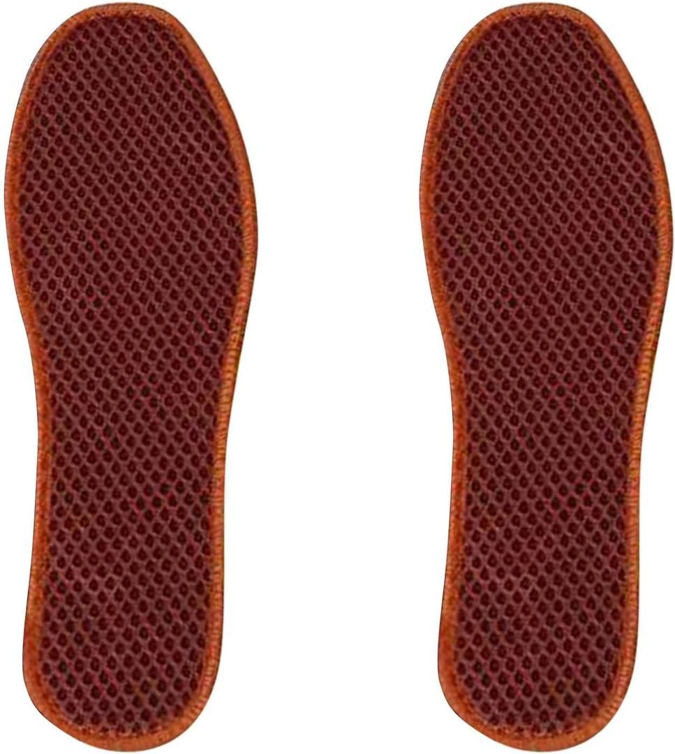 Bamboo Charcoal Shoe Insoles Mesh Sweat Absorbent Anti Odor Shoe Inserts Pads for Men Women(41-) ()