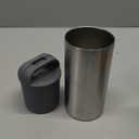 Clear Ice Cube Maker, 2.4" Stainless Steel & Non-BPA Silicone Ice Ball Maker Mold for Whiskey, Cocktails, & Bourbon, Drinks Gifts for Men Woman