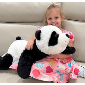 BENINY Giant Panda Stuffed Animal 31", Large Soft Panda Body Pillow Plush for Girls Boys Kids, Oversize Cute Stuffed Toy Gift for Christmas, Birthday, Baby Shower