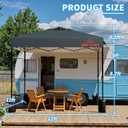 12x12 Pop Up Canopy, Easy Up Canopy Tent, Grey