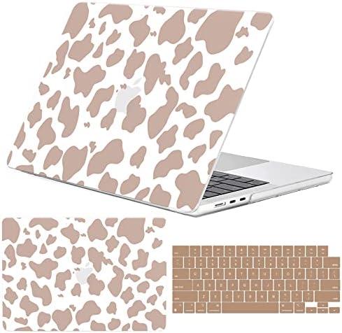 GABraden Compatible with MacBook Air 13.6 inch Case 2025-2022 Release M4 A3240 M3 A3113 M2 A2681,Chip with Keyboard Protectors,Sturdy Protective Laptop Hard Shell（Brown Cow）