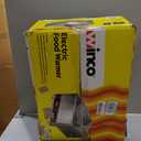 Winco FW-S500 Commercial Portable Steam Table Food Warmer 120V 1200W,Stainless Steel,Large