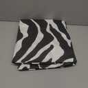 Zebra Duvet Cover Set Queen 100% Cotton Black and White Animal Print Bedding 1 Leopard Comforter Cover Full with Zipper Ties 2 Pillowcases for Kids Teens Boys Girls Women