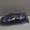 Dark navy blue straight leg linin baggy pants (L)