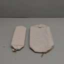 Giesiery 8 Pcs Seersucker Makeup Bags Striped Cosmetic Bags Bulk Organizer for Women Preppy Travel Toiletry Pouch for Wedding Bridesmaid Gifts (Mixed Color, Medium)