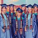 DIY Class of 2026 Graduation Leis with 30 Pearl Patches Letters and Numbers Graduation Money Leis Double Braided Ribbon Necklace for High School College 2026 Grad Party Decor (Black Red)