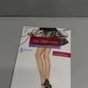 Hanes Silk Reflections Control Top Sheer Toe Silky Sheer Pantyhose, Jet, Size AB (Pack of 1)