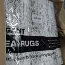 Soalmost 9x12 Area Rugs for Living Room, Non Slip Machine Washable Vintage Rugs, Low Pile Lightweight Large Rug for Bedroom, Dining Room, Home Office Grey