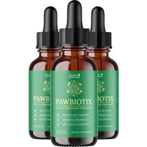 Pawbiotix Liquid probiotics for Dogs - Dog probiotics for Digestive Health | 100% Natural Dog Gut Health probiotics | probiotics for Dogs | Original Formula, Beacon Flavor, 1oz, 3 Month Supply