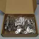 10 Pack 1/2'' Overlay Face Frame Soft Close Hidden Cabinet Hinges, 105 Degree 3D Adjustable Clip On Plate Concealed Kitchen Cupboard Door Hinges with Screws