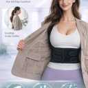 TNDCKP Posture Corrector for Men and Women – Dual-Zone Elastic Design with Adjustable Straps, Helps Improve Posture and Relieve Back Discomfort, Comfortable for Office Wear (Pink, Medium)