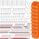 HORUSDY 238 PCS Pegboard Hooks Assortment Kit  16 Types Heavy Duty Pegboard Accessories with Bins  Fits 1/8 & 1/4 Inch Pegboard Metal Hooks for Garage, Workshop, and Tool Storage Organization