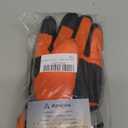 Azarxis Kids Children Ski Gloves Winter Snow Gloves Waterproof Winter Warm Glove for Snowboarding, Sledding (8-10 Years Old, #04 Orange- Thicker Version)