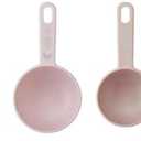 2 x Dolly Parton Blush Nesting Measuring Cups with Butterfly Accents, Perfect Baking Gift, Easy-Read Markings, Set of 4, 1/4, 1/3, 1/2 and 1 Cup Sizes