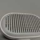 Aumuca Cat Brush for Shedding, Cat Brushes for Indoor Cats, Cat Brush for Long or Short Haired Cats, Cat Hair Brush Cat Grooming Deshedding Brush for Dog Kitten Horse Massage Removes Loose Fur, White