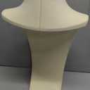 GemeShou Beige necklace hanger jewelry organizer, Velvet jewelry stand necklace holder, Large jewelry mannequin bust for necklacesBeige-L height 13 inch