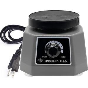Lab Vibrator4" 110v Small Round Shaker Oscillator Gypsum For Remove Air Bubbles,Mixing Plaster, Gypsum, Pouring Models