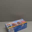 JOYIN 3 Pack Monster Truck Toy - Motion Activated Light Up Cars for Toddlers - Monster Glow Rover LED Wheels - Baby Boy Toys - Press and Go Dinosaur Trucks for Kids Valentines Day Boy Birthday Gifts