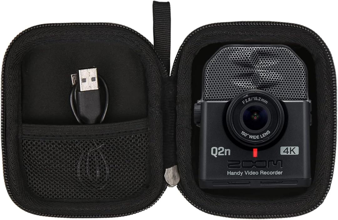 Aproca Hard Storage Carrying Travel Case for Zoom Video Recorder (Q2n-4K) (Black)