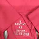 SANTINY Women's Sleeveless Golf Shirt Racerback V Neck Tank Tops Quick Dry Tennis Collared Polo Shirts for Women(Rose_XS)