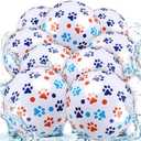 Vertintong 10 Pack Blue Dog Paw Beach Ball 8.5 in Inflatable Beach Balls Bulk for Kids & Adults Cartoon Swimming Pool Toys Pool Party Favors for Birthday Summer Outdoor