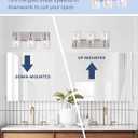 Brushed Nickel Bathroom Vanity Lights 3-Light, Clear Glass Shade