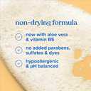 Johnson's Baby Shampoo with Aloe Vera & Vitamin B5, Tear Free, Newborn Essentials, No added Parabens & Sulfates, Hypoallergenic, Baby Essentials, 20.3 fl. oz