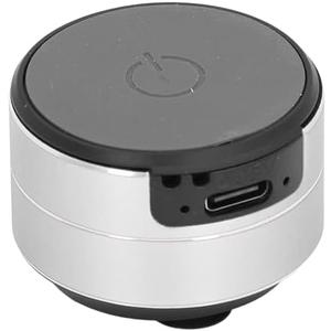 Wisoqu Bone Conduction Speaker, Portable Cordless Bluetooth Speaker Stereo Music Player with Suction Cup Base, Support Dual Speaker Pairing Connection (Silver)