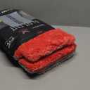Autofiber Flat Out Microfiber Car Wash Pad - Pack of 4, Red/Gray (9 inch x 8 inch)
