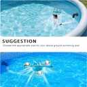 Above Ground Pool Skimmer,No Installation Required, no Adjustable Bracket Required,Comes with 10 Filter Socks, Special Note: The Pool Pump Flow Rate Must not Exceed 1100 GPH(Turquoise)