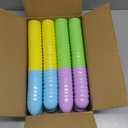 JOYIN 3.15" Pastel Easter Eggs, 100PCS Large Plastic Eggs, Empty Colorful Fillable Eggshells for Easter Hunt, Party Favor, Basket Stuffers Filler, Classroom Prize Supplies