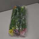 CLEANGOR 12 Pcs Artificial Flowers for Outdoors Decorations (6 Color) | No Fade Fake Plastic Flower, UV Resistant Artificial Outdoor Plant, for Spring Summer Garden, Porch, Home Wedding Farmhouse