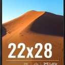 LaVie Home 22x28 Picture Frame for Wall Display, 22x28 Black Picture Frame with HD Plexiglas, 22 x 28 Poster Frame 1 Pack, Display Frame for Vertical or Horizontal, Classic Collection