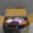 200" Halloween Spider Web + 59" Giant Spider Decorations, Triangular Huge Spiders Web and Hairy Scary Fake Spider, for Indoor Outdoor Porch Yard, Scary Haunted House Party, and Halloween Dcor (Yellow+black Spider)