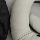 BUYUE Travel Neck Pillows for Airplanes, 360 Head Support Sleep for Long Flight, Skin-Friendly & Breathable, Kit with 3D Contoured Eye Mask, Earplugs and Storage Bag (Adult, Grey, 90+ lbs)