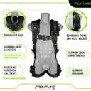 Frontline 250VTB Elite Vest Style Harness with Aluminum Hardware and Suspension Trauma Straps+ OSHA&ANSI
