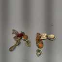 SNGIA 18K Gold Plated Dangle Boho Gemstone Earrings for Women by SNGIA, Boho Jewelry for Women, Dangling Large Big Unique Vintage Earrings for Women, Trendy Bohemian Handmade CZ Jewelry Gifts