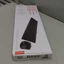 Lenovo 300 USB Combo, Full-Size Wired Keyboard & Mouse, Ergonomic, Left or Right Hand Mouse, Optical Mouse, GX30M39606, Black