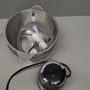 GANIZA Food Processors, Electric Food Chopper with Meat Grinder & Vegetable Chopper - 2 Bowls (8 Cup+8 Cup) with Powerful 450W Copper Motor - Includes 2 Sets of Bi-Level Blades for Fruits/Meat/Nuts (Black)