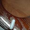 Angel Shield Toilet Seat Round Wood with Slow Close,Easy Clean,Quick-Release Hinges (Round,Dark Walnut)