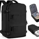 Travel Backpack For Women Men Airline Approved Carry On Backpack Flight Approved Waterproof Sports Luggage Backpack Casual Daypack Small Hiking Backpacks Black Backpacks (Standard)