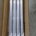 ONLYLUX 8 Foot LED Bulbs,90W 5000K 12150lm, T8 T10 T12 8ft LED Bulbs Fluorescent Light Replacement, FA8 Single Pin V Shaped LED Tube Light, Clear Cover (8 Pack)